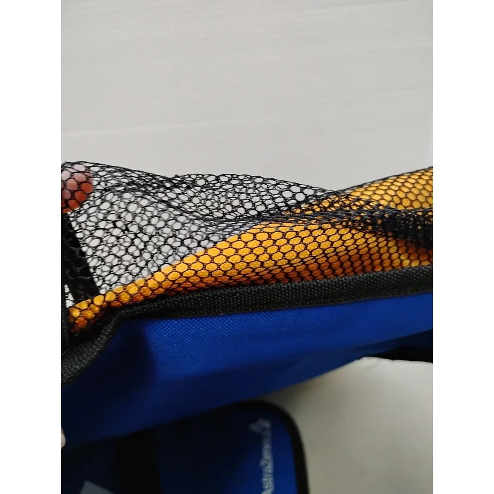 Crestor Blue Orange Messenger Bag Mesh Bottle Holder 16x13 AstraZeneca Pharm